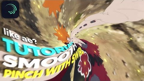 TUTORIAL SMOOTH PINCH with SWIRL like ae? | alight motion