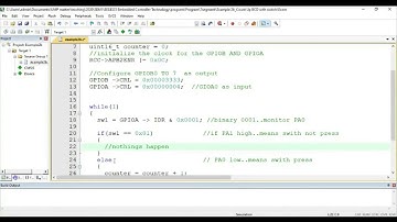 Interfacing STM32F103 with seven segment and switch