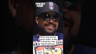Can you guess which line #IceCube pokes fun at from his song #ItWasAGoodDay? 🤔 #FreshPair