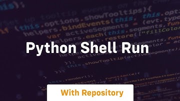 python shell run