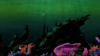 1 Hour VJ Loop - Deep Sea Background Pan