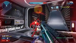 Having some fun off stream with the fam on Splitgate!
