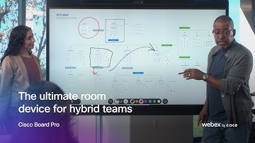 The ultimate room device for hybrid teams | Cisco Board Pro