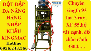 Đột dập đa năng 22 dao hàng nhập khẩu KINGMAC / dập ke vĩnh cửu / máy dập giá rẻ.
