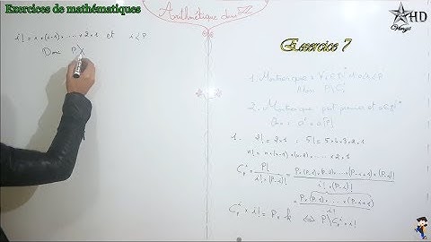 exercice 7 Arithmétique dans Z