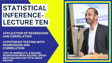 Statistical Inference-Lecture Ten (Urdu)