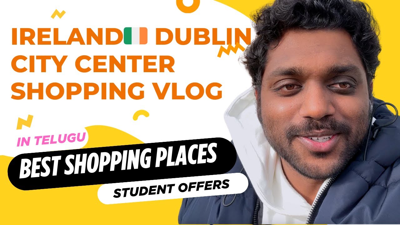 Ireland Dublin City Center Shopping🛍️👟  Vlog || Best Shopping Places || Shoe Prices in Dublin City