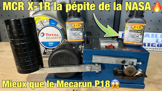 P18 Mecarun test sur banc de friction anti-casse moteur et usure tourisme  ou compétition 