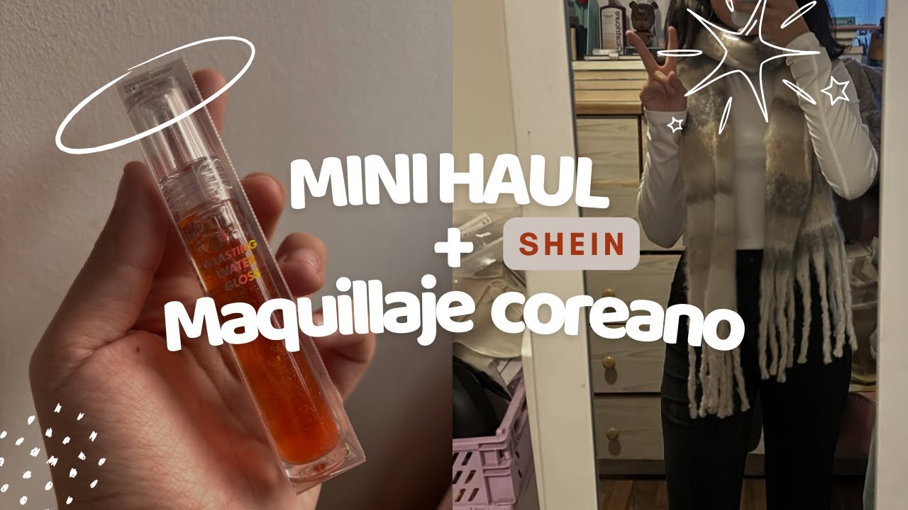 🧸ྀིMini haul de SHEIN + Maquillaje coreano🧸ྀི