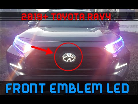 2019 To 2022 Toyota RAV4 - Installing Front Emblem/Logo With LED (How-To/DIY) - Part 2