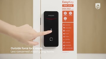 Philips Smart Lock DDL502-13HBS Feature Demo
