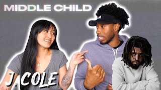 THIS AIN'T IT KANYE!! | J. COLE - MIDDLE CHILD | REACTION