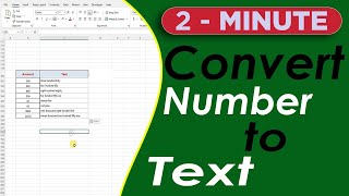 Change the number to Word in Excel | Convert the Number to Text without VBA | MS Excel Tutorial