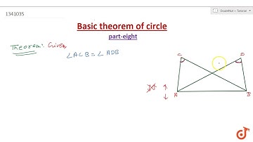Theorem:-7 If the line segment joining two points subtends equal angles at two other points lying on