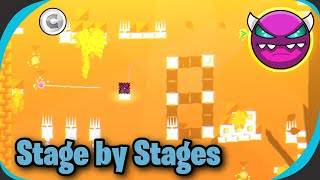 Stage by Stages (Medium Demon) (All Coins) - Geometry Dash 2.2