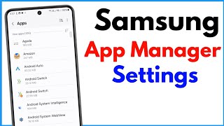App Management Settings in Samsung | App Manager in Samsung | Samsung App Info Settings screenshot 5