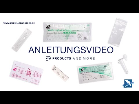 Anleitungsvideo – DeepBlue – Corona Antigen Schnelltest – Lolli Test (Geeignet für Kitas & Schulen)