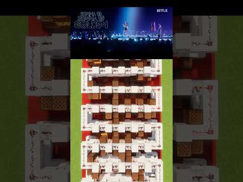 Golden Kpop Demon Hunters Minecraft Note Blocks Song Golden Kpop Demon Hunters Minecraft Note Blocks Song