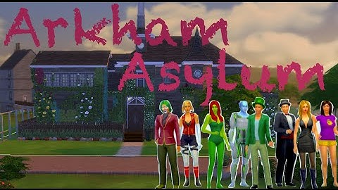 The Sims 4 Speed Build : Batman Arkham Asylum