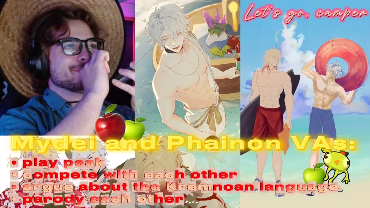 Phaidei VAs show their camping skills while coping each other 🏕️