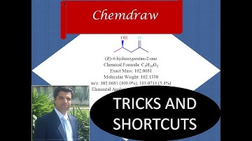 Chemdraw Tutorial 2 | More tricks and shortcuts