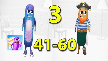 Wacky Run - Gameplay Part 1 All Levels 41-60 Max Level (Android, iOS)