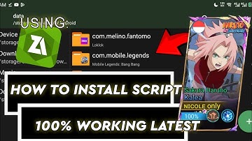 HOW TO INSTALL SCRIPT MOBILE LEGENDS 2025 TUTORIAL