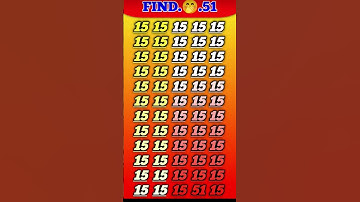 find the odd number 51 #quiz #education #puzzle #iqtest #ढूंढो #gkquiz #phaliya #grandquiz #quizness