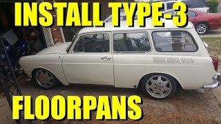 Replace VW Heater Channels and Floor Pans in 5 minutes - (Type-3)