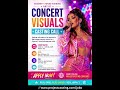 🎤✨ NOW CASTING CONCERT VISUALS FOR A GRAMMY® AWARD-WINNING ARTIST ✨🎤