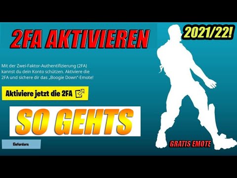 2FA AKTIVIEREN FORTNITE PS4/XBOX/SWITCH [GRATIS EMOTE] / EINFACH 2021/2022