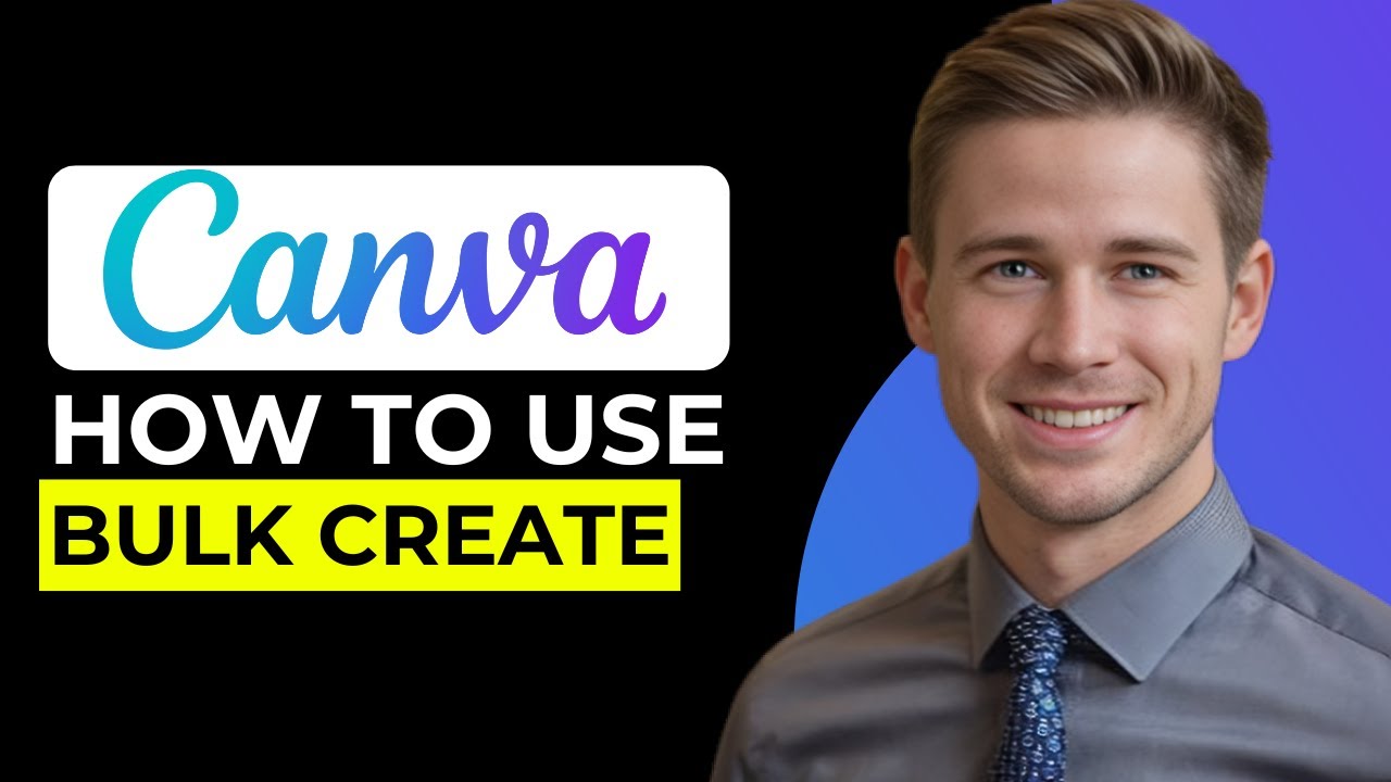 HOW TO USE BULK CREATE IN CANVA (FULL GUIDE) - YouTube