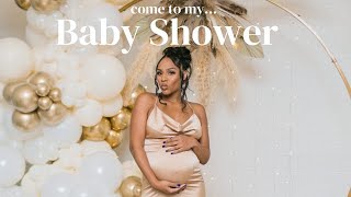 COME TO MY BABY SHOWER | BABY SHOWER VLOG 🤍