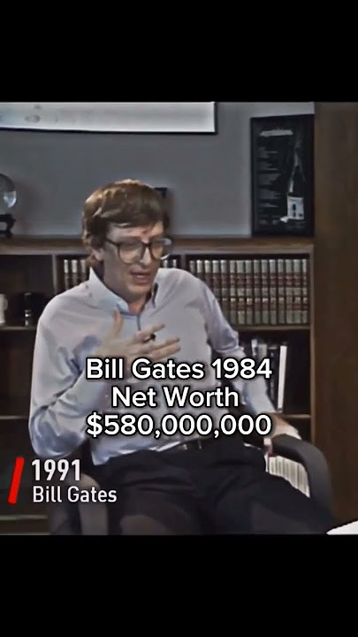 Bill gates net worth evolution #billionaire #billionairemindset #wealth