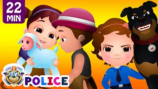 chuchu tv police chase thief in police car to save marys little lamb chuchu tv surprise eggs toys
