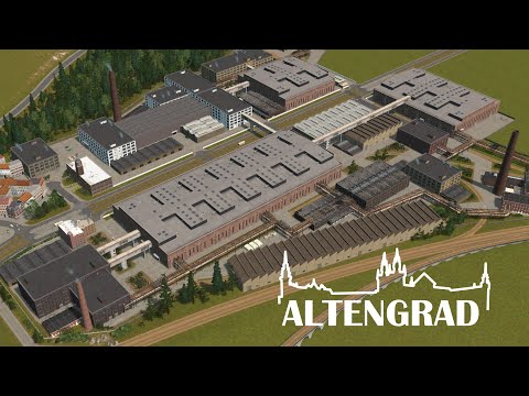 Huge Factory Zone - Cities: Skylines - Altengrad #32 - YouTube