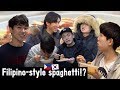 Ang reaksyon ng mga Koreano sa Filipino-style Spaghetti!?