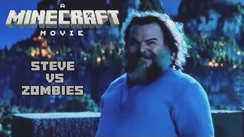 A MINECRAFT MOVIE "Steve vs Zombies"