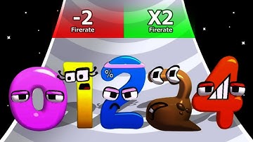 Max Level in Merge Number Run Game "Merge Alphabet Lore Run" Gameplay. (Levels : 354 - 372)