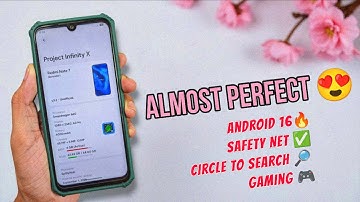 🔥 Infinity X ROM-recensie voor Redmi Note 7 | Aangepaste Android 16-ROM met SafetyNet 🚀 | RandomR...