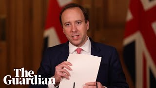 Covid-19: Matt Hancock holds Downing Street briefing – watch live