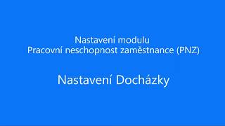 eNeschopenka Vema: nastavení aplikace Docházka screenshot 5