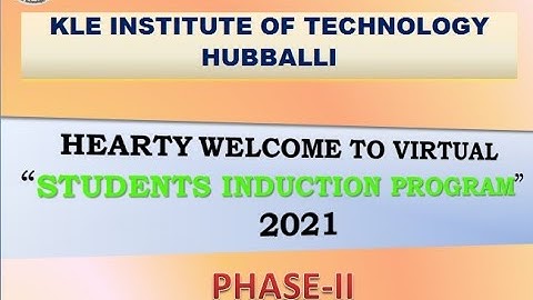 FIRST YEAR STUDENT INDUCTION PROGRAM  PHASE-II DAY-2 2020-21