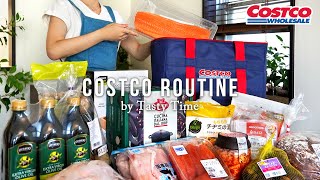 コストコルーティン／大容量食材の小分け保存とサーモン寿司を楽しむ休日VLOG