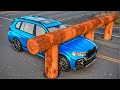 Cars vs Barrier Trap on the Road