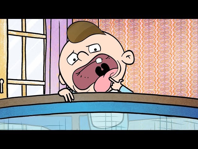 TEETHING | The Grimes | Funny rhyming bathtime u0026 bedtime stories for kids! class=