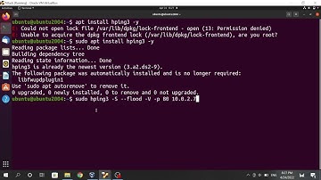 Detecting DOS attack using snort