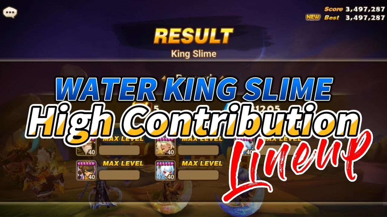 [Summoners War] Monster Subjugation (Water King Slime)