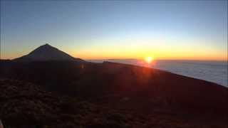 Teide Sunset Timelapse Tenerife