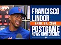 Francisco Lindor on his two home runs in the Mets 8-2 victory over the Giants | SNY